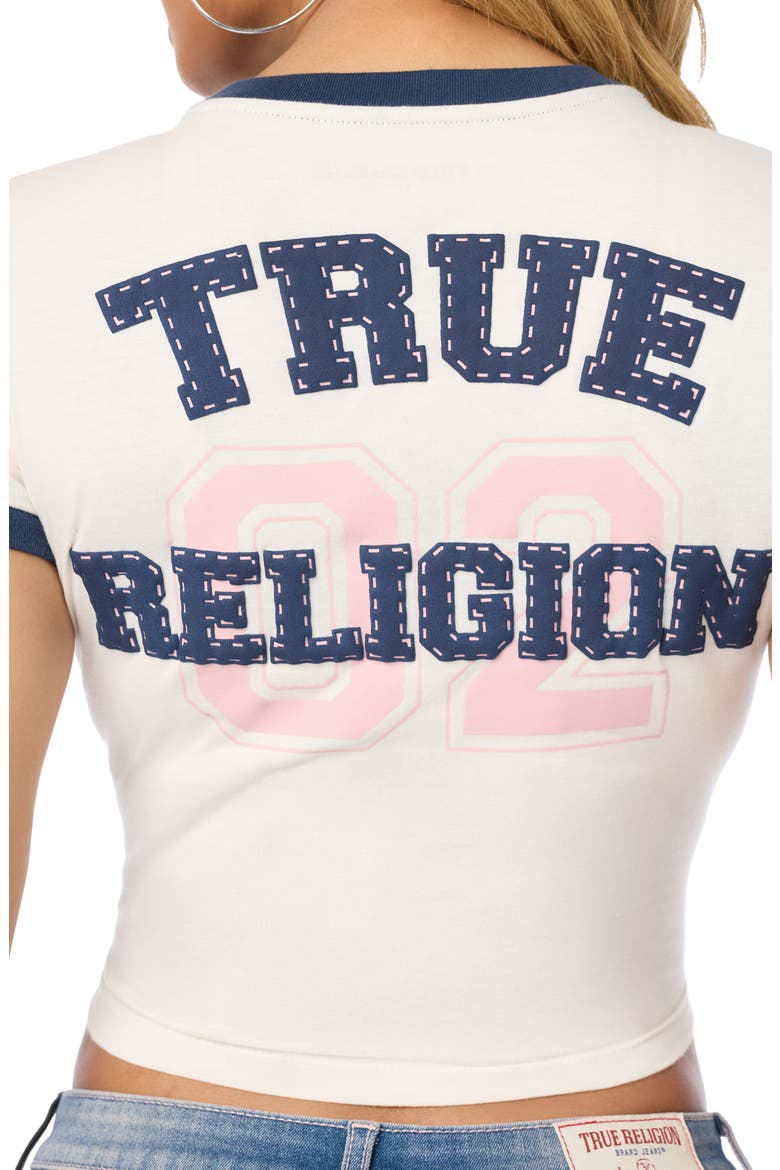 Sporty Graphic Ringer T-Shirt, Alternate, color, WINTER WHITE