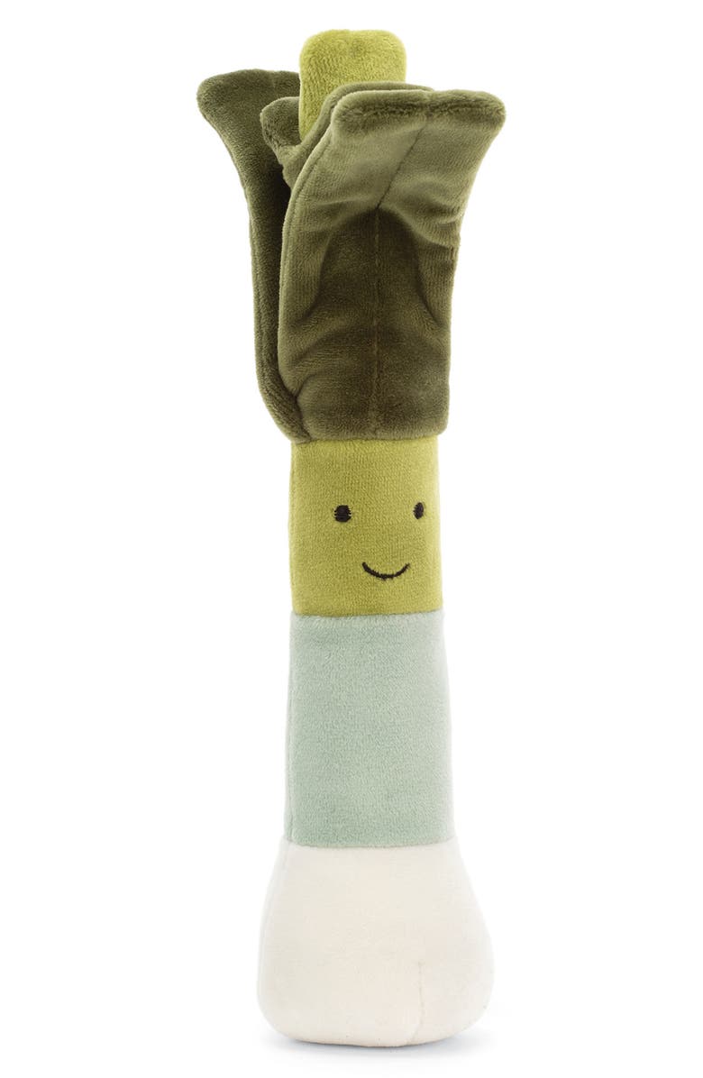 Jellycat Vivacious Vegetable Leek Plush Toy, Main, color, 