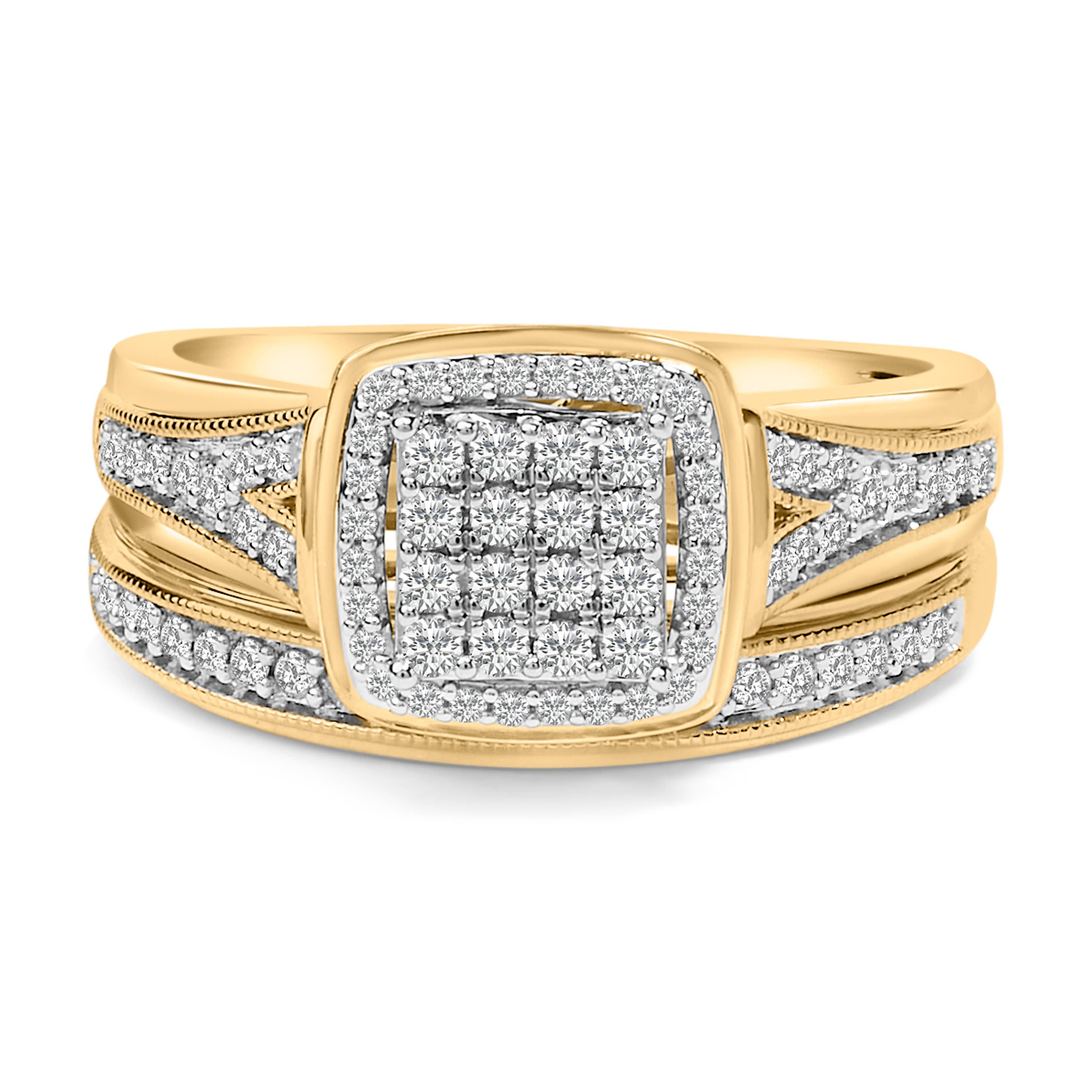 selected Yellow Gold over Silver