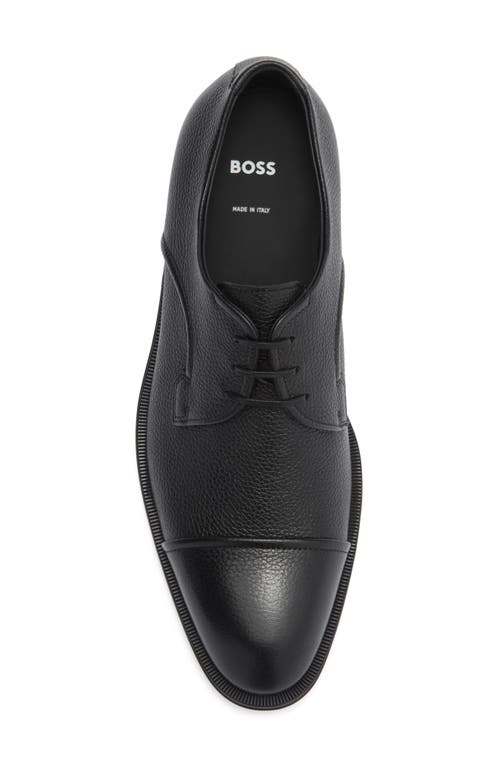 Hugo Boss Derrek Leather Derby In Black