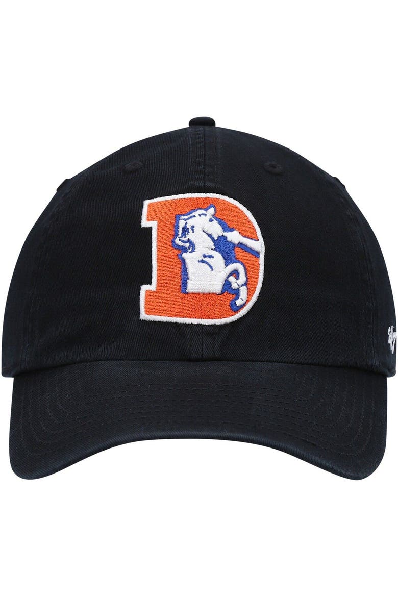 Men's '47 Black Denver Broncos Clean Up Legacy Adjustable Hat, Alternate, color, Black