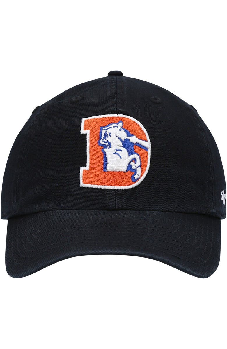 '47 Men's '47 Black Denver Broncos Clean Up Legacy Adjustable Hat, Alternate, color, Black