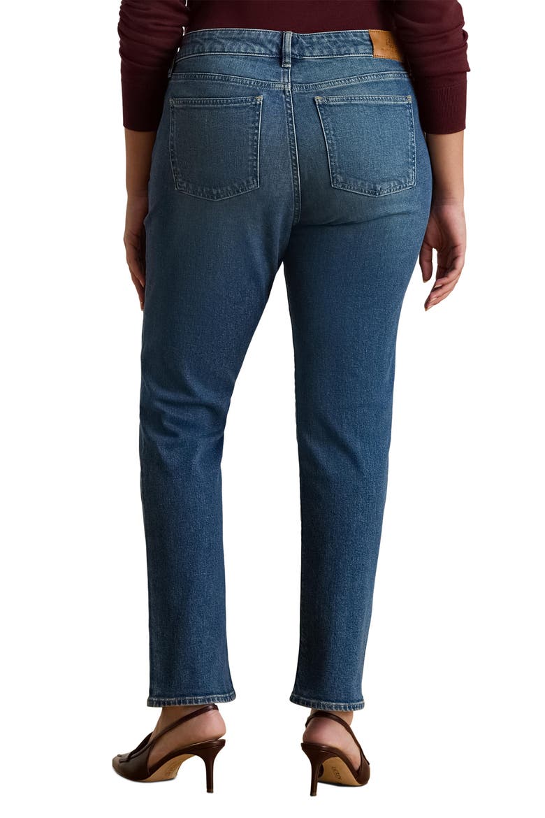 Straight Leg Ankle Jeans, Alternate, color, HARVEST WASH