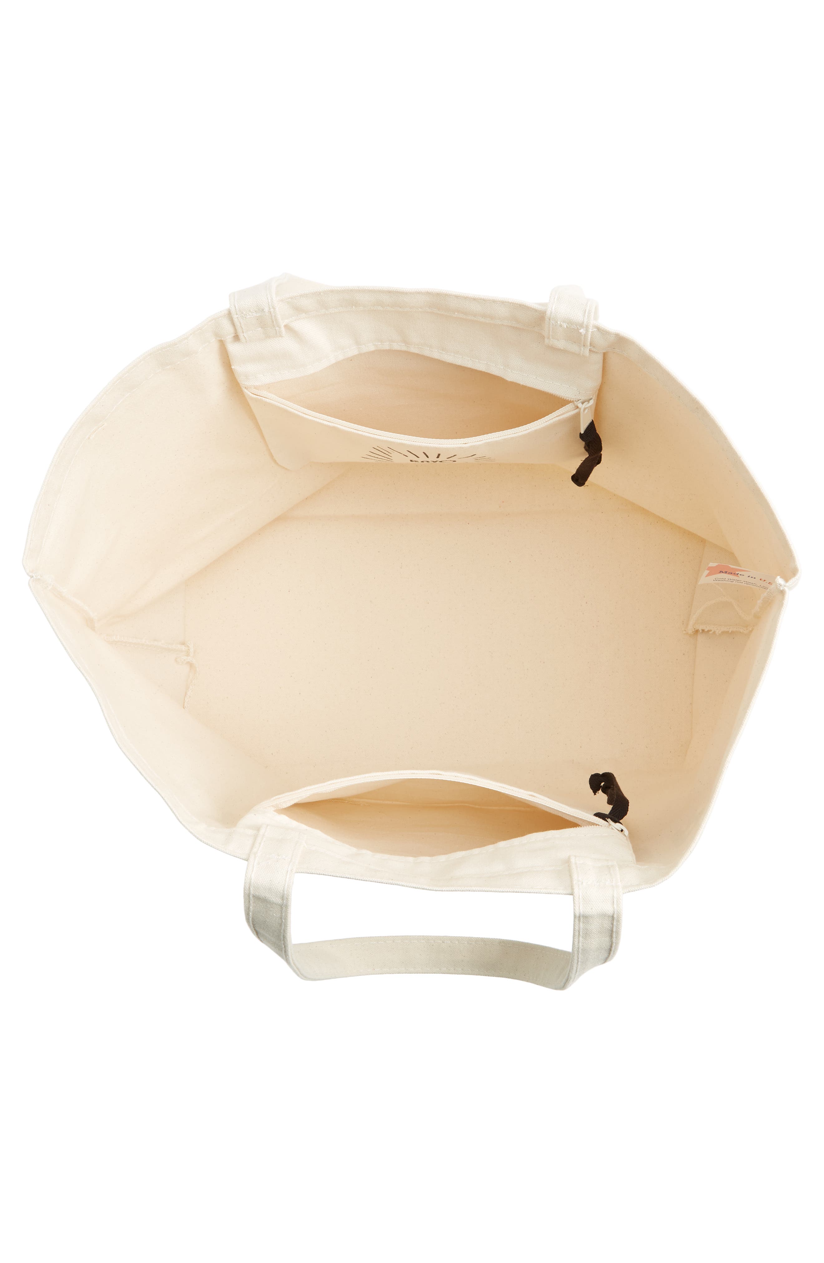 rayo & honey When You Know Better You Do Better Canvas Tote, Alternate, color, 