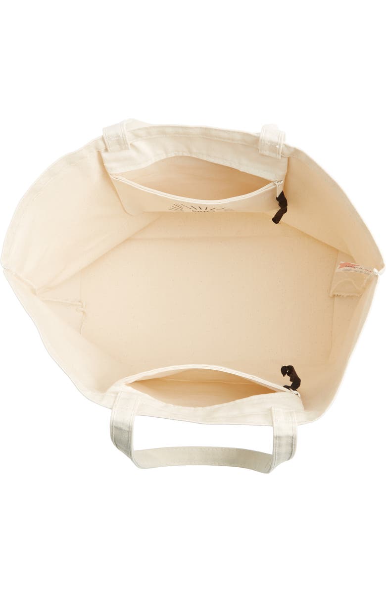 rayo & honey When You Know Better You Do Better Canvas Tote, Alternate, color,