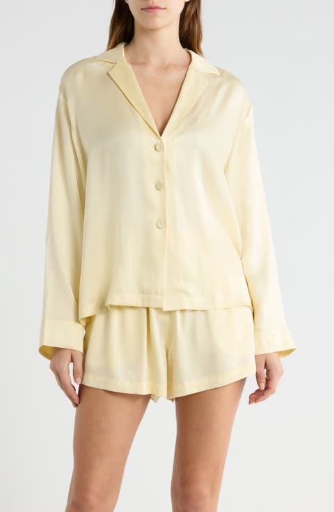Washable Silk Short Pajamas