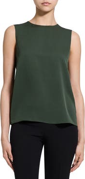 Theory Sleeveless Silk Blouse