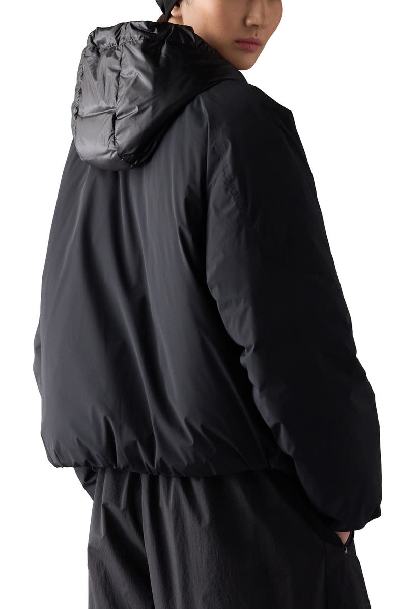 Moose Knuckles Tegan Water Repellent Layered Down Bomber Jacket, Alternate, color,