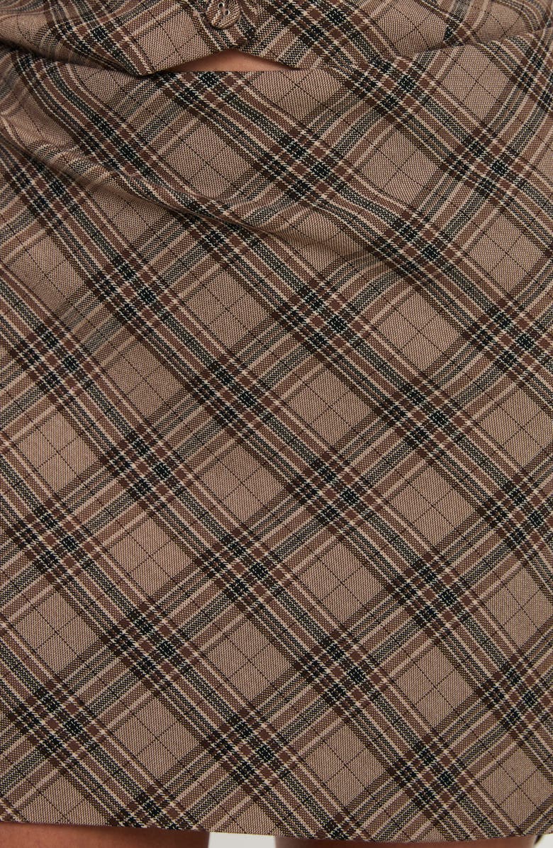 Princess Polly Terrance Plaid Miniskirt, Alternate, color,