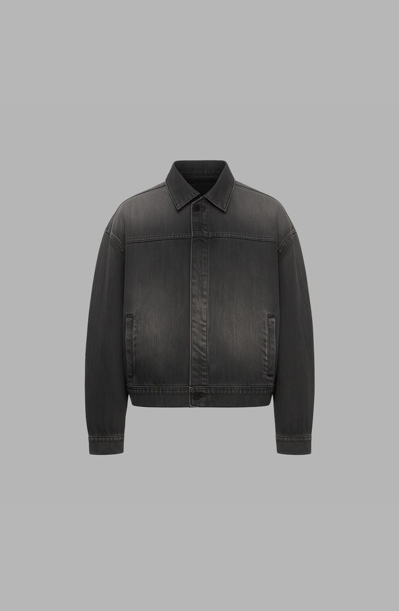 Blvck Gradient Denim Jacket, Main, color, Black