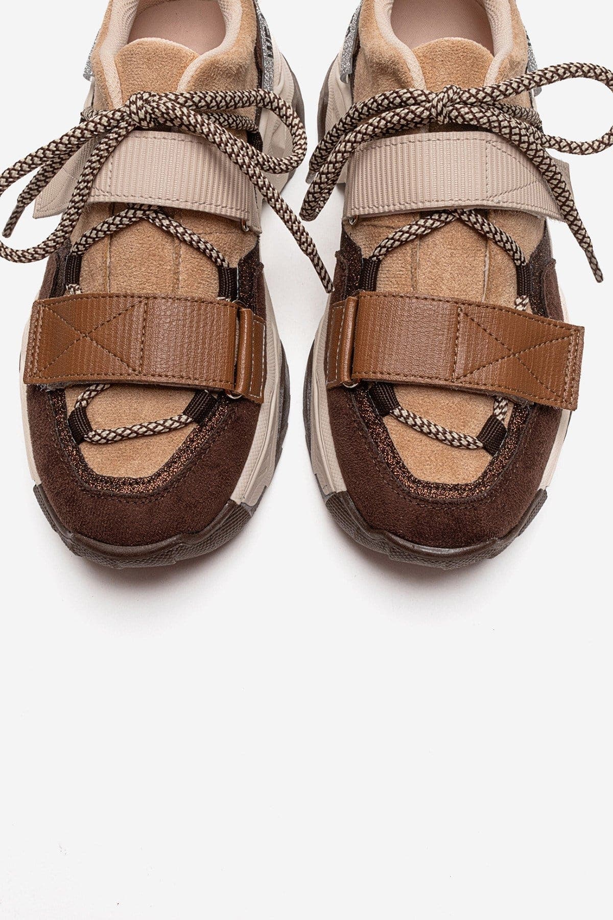 Lulen Velcro Sport Sneakers, Alternate, color, Brown Suede