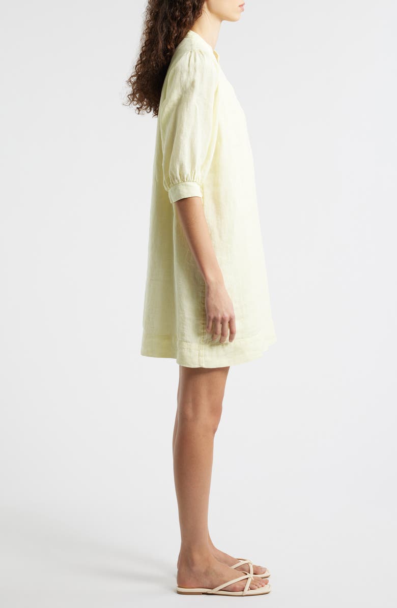 Lilly Pulitzer<sup>®</sup> Mialeigh Limoncello Linen Popover Dress, Alternate, color, 