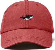 Dalix Killer Whale Embroidered Dad Hat