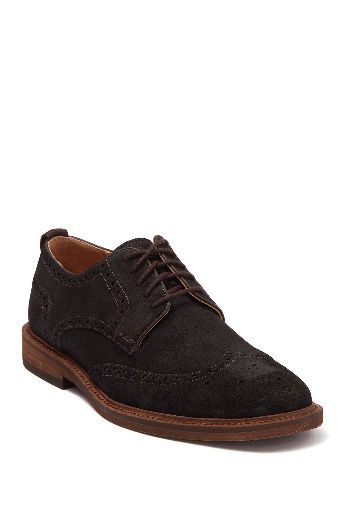 Warfield & Grand Davies Suede Wingtip Derby, Main, color, 