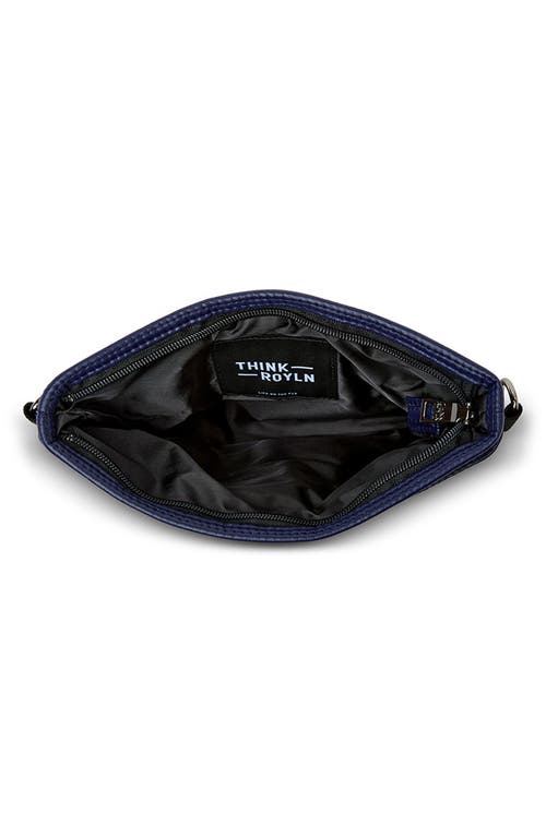 Think Royln Bum Bag 2.0 In Shiny Navy