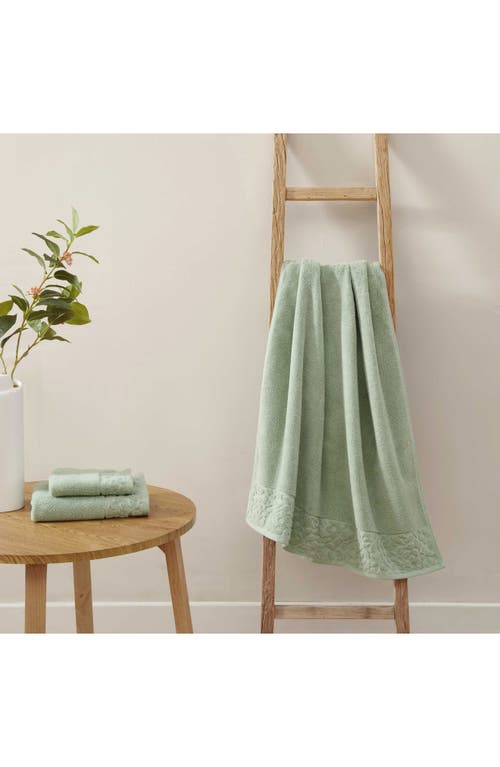 Laura Ashley Marilyn Cotton Terry 6pc Towel Set In Sage Green