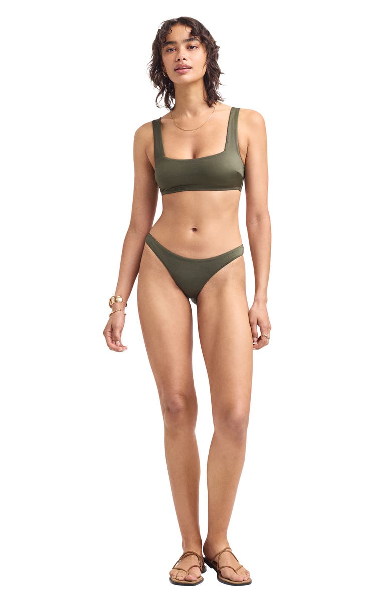 Vitamin A<sup
®</sup
Mika Bikini Top, Alternate, color, Olive
