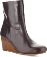 Fly London Tael Leather Wedge Bootie