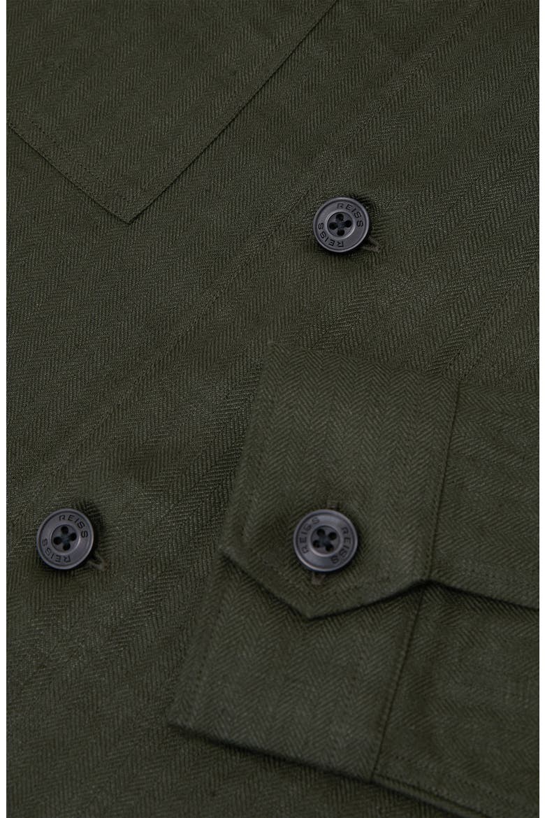 Polasio Linen Overshirt, Alternate, color, MIDNIGHT GREEN