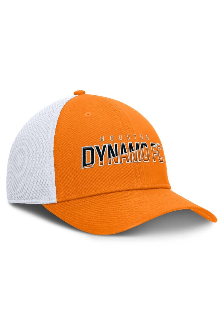 Men's Fanatics Orange Houston Dynamo FC Rocket Flex Hat, Alternate, color, Orange
