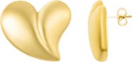 Adornia Water Resistant Heart Stud Earrings