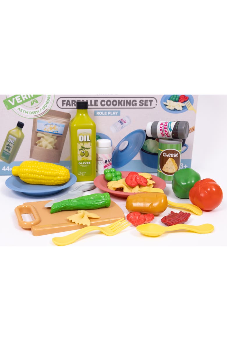 Farfalle Cooking Set 44Pc, Kids 3+, Alternate, color, Multicolored