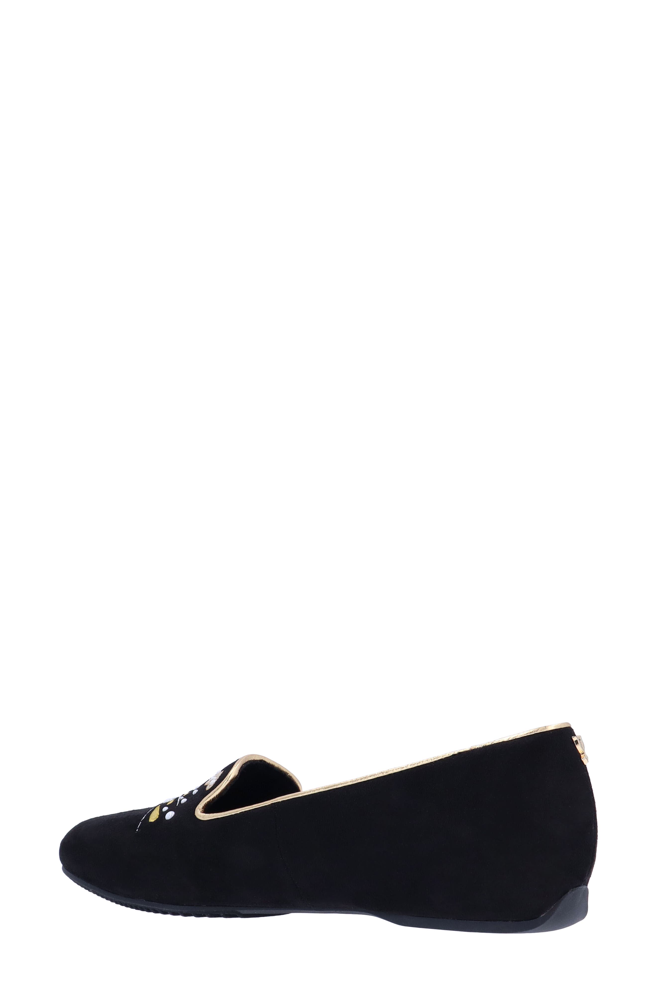 J. Reneé New Year Embroidered Loafer, Alternate, color, Black