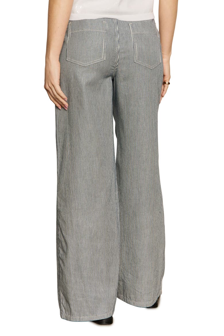 The Marine Stripe Patch Pocket Wide Leg Pants, Alternate, color, YACHT STRIPE