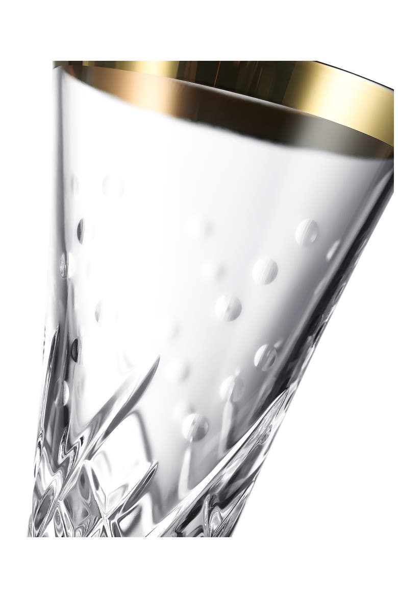 Celebrations Set of 2 Crystal Toasting Flutes, Alternate, color, NO COLOR