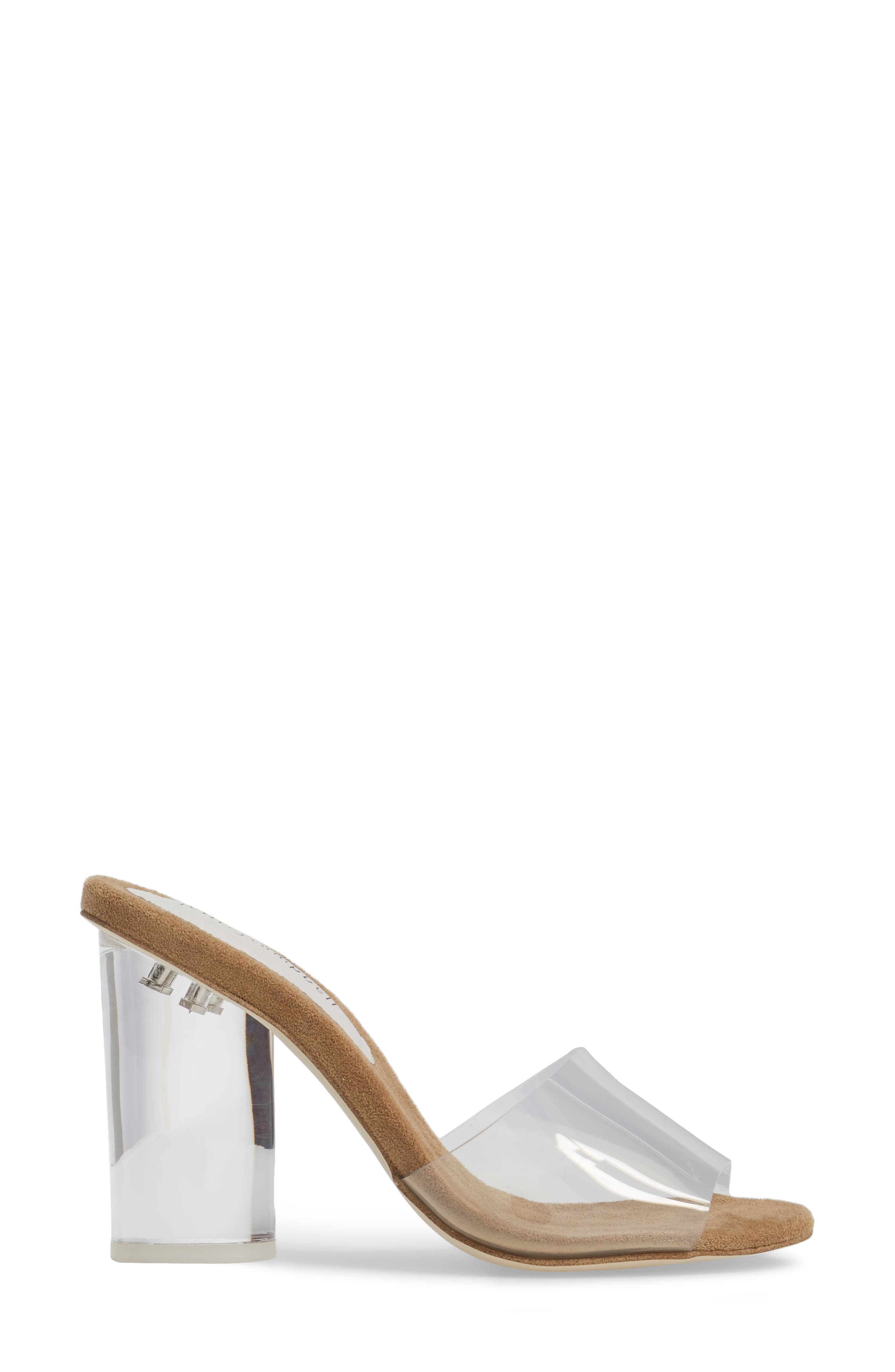 Minuit Slide Sandal, Alternate, color, CLEAR