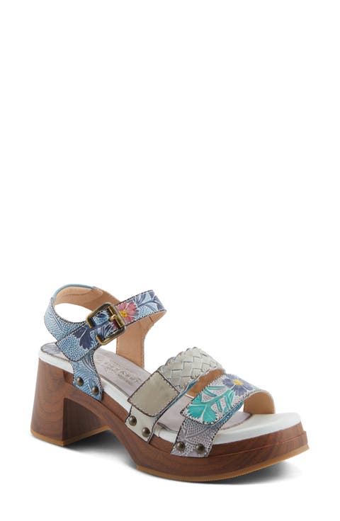Retropel Ankle Strap Platform Sandal (Women)