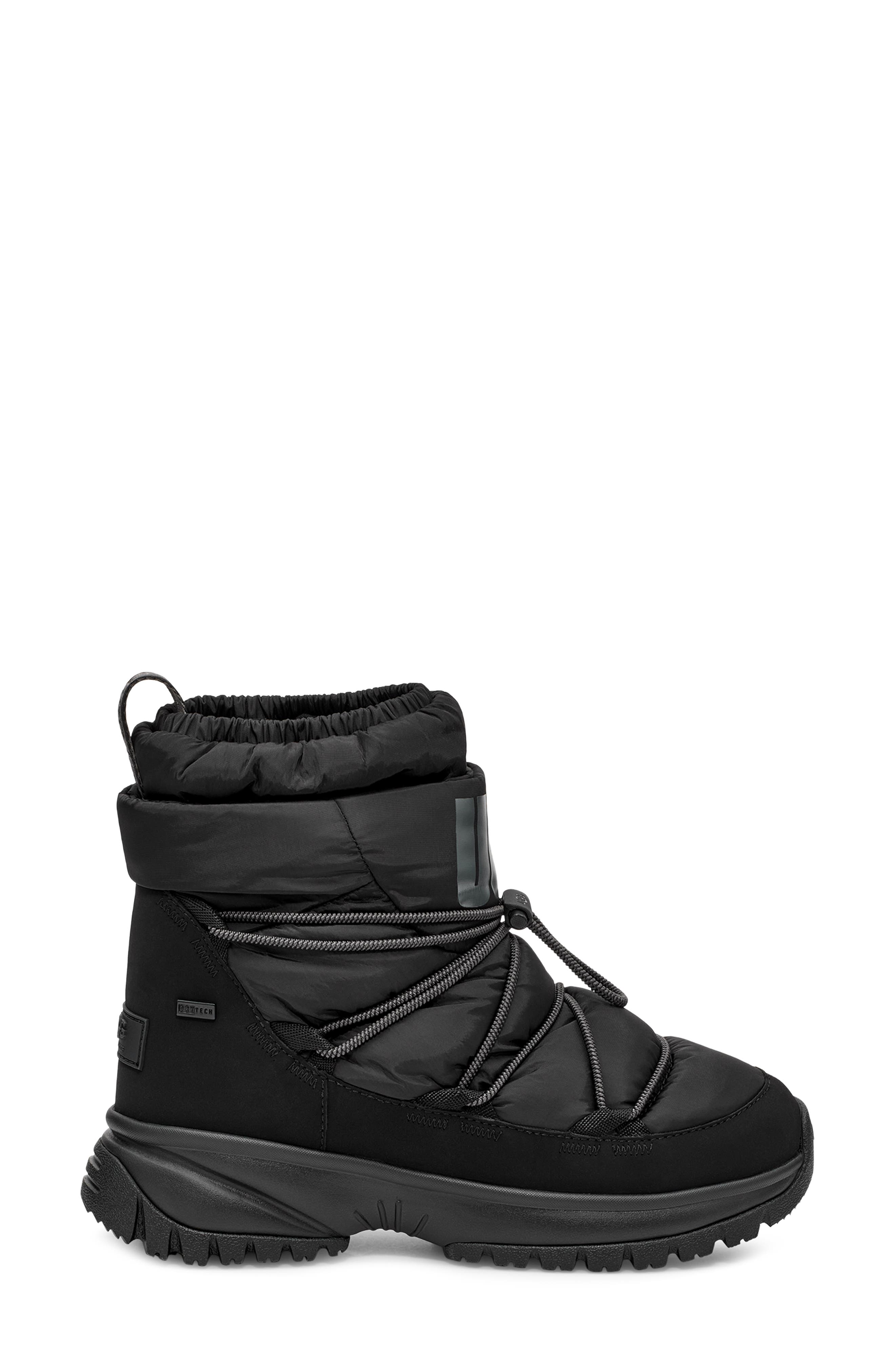 UGG<sup>®</sup> Yose Genuine Shearling Lined Mid Puffer Boot, Alternate, color, 