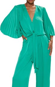 Ramy Brook Salma Pleated Sleeve Top