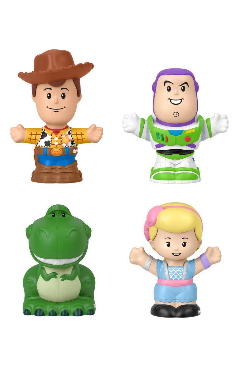 FISHER PRICE Assorted Toy Story 4-Pack Figurines, Main, color, Asst
