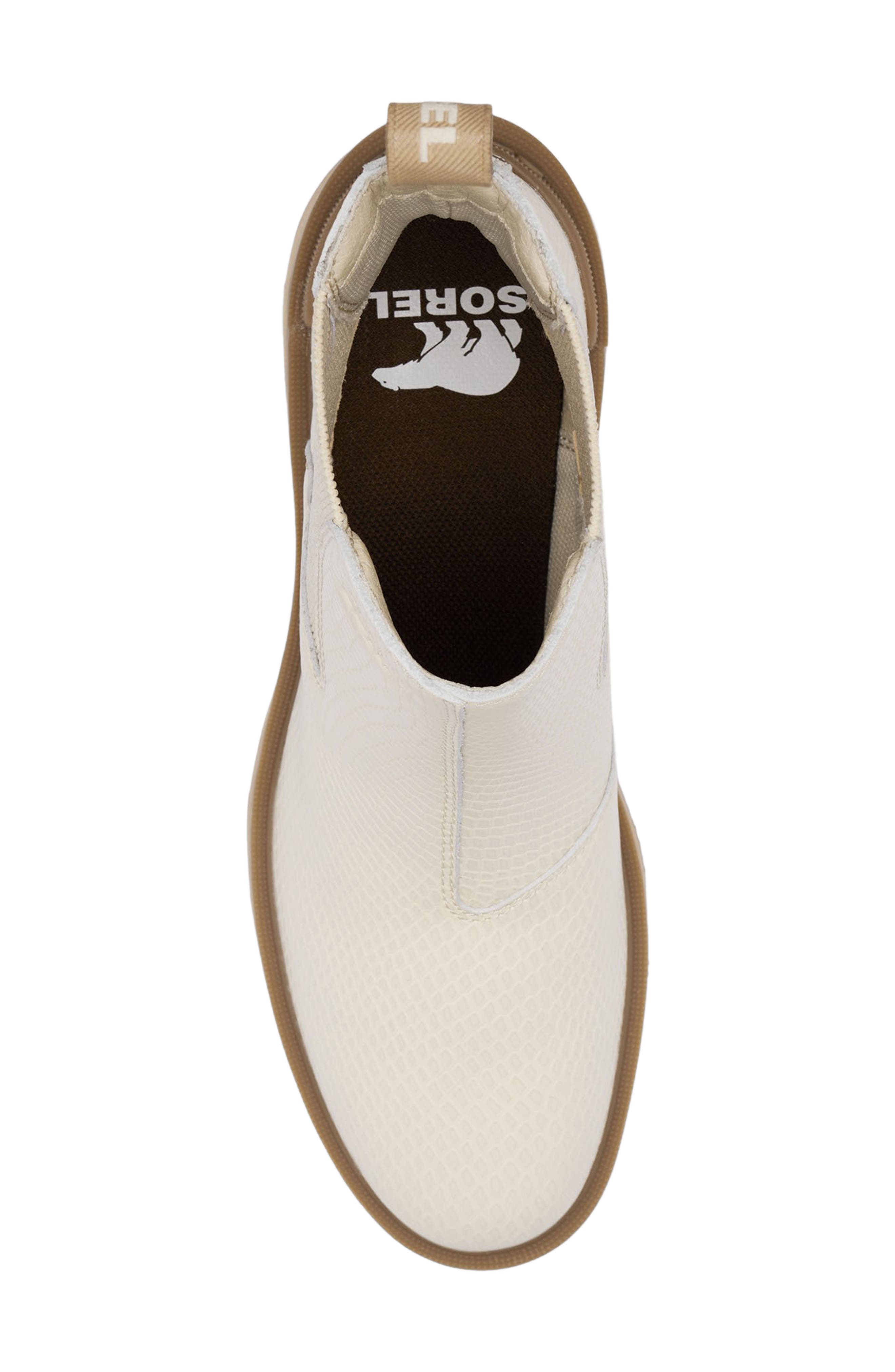 Hi-Line Waterproof Chelsea Boot, Alternate, color, BLEACHED CERAMIC/ CARIBOU BUFF
