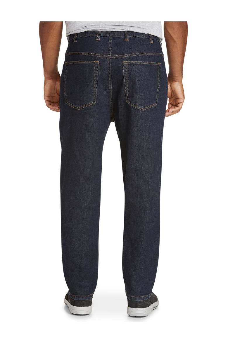 Big & Tall Continuous Comfort Stretch Jeans, Alternate, color, DARK RINSE