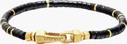Nialaya Black Onyx Heishi Bracelet