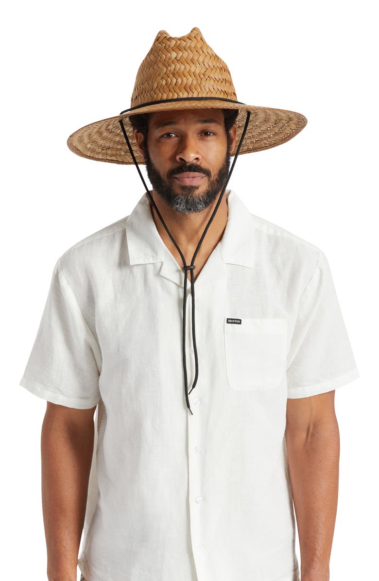 Brixton Bells II Straw Sun Hat, Alternate, color, Tan