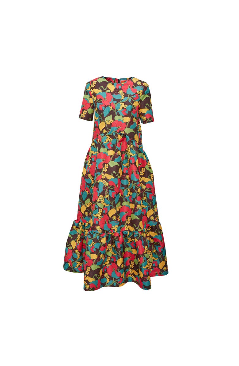 La DoubleJ Belle Dress Vines Brown, Alternate, color, 