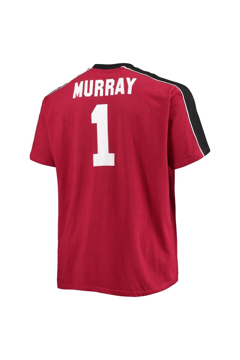 Men's Fanatics Branded Kyler Murray Cardinal Arizona Cardinals Big & Tall Sleeve Panel Player Name & Number T-Shirt, Alternate, color, Cardinal
