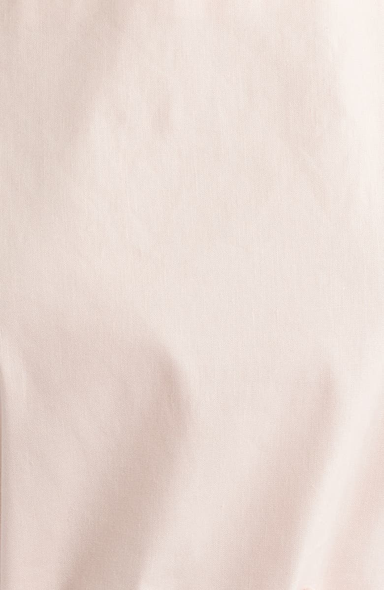 rag & bone Holland Tie Waist Linen Blend Tunic Top, Alternate, color, Rose