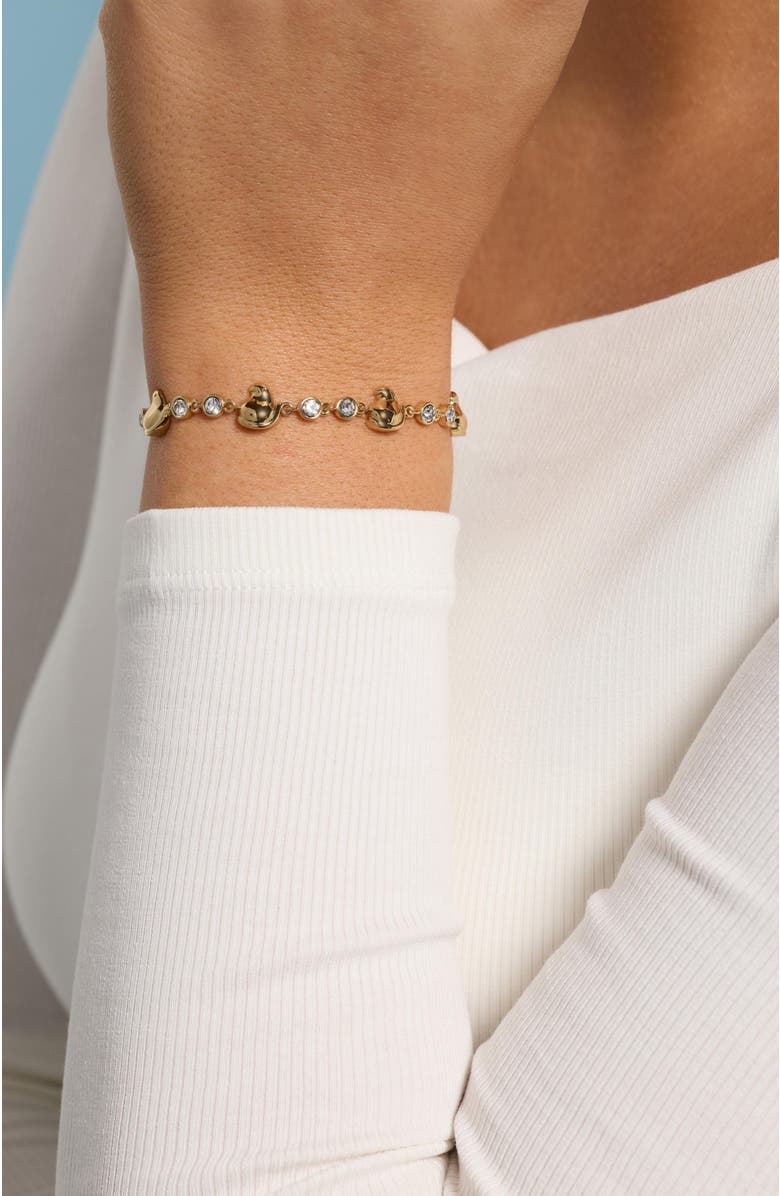 Alex and Ani Peeps<sup>®</sup> Chick Bolo Bracelet, Alternate, color, Gold