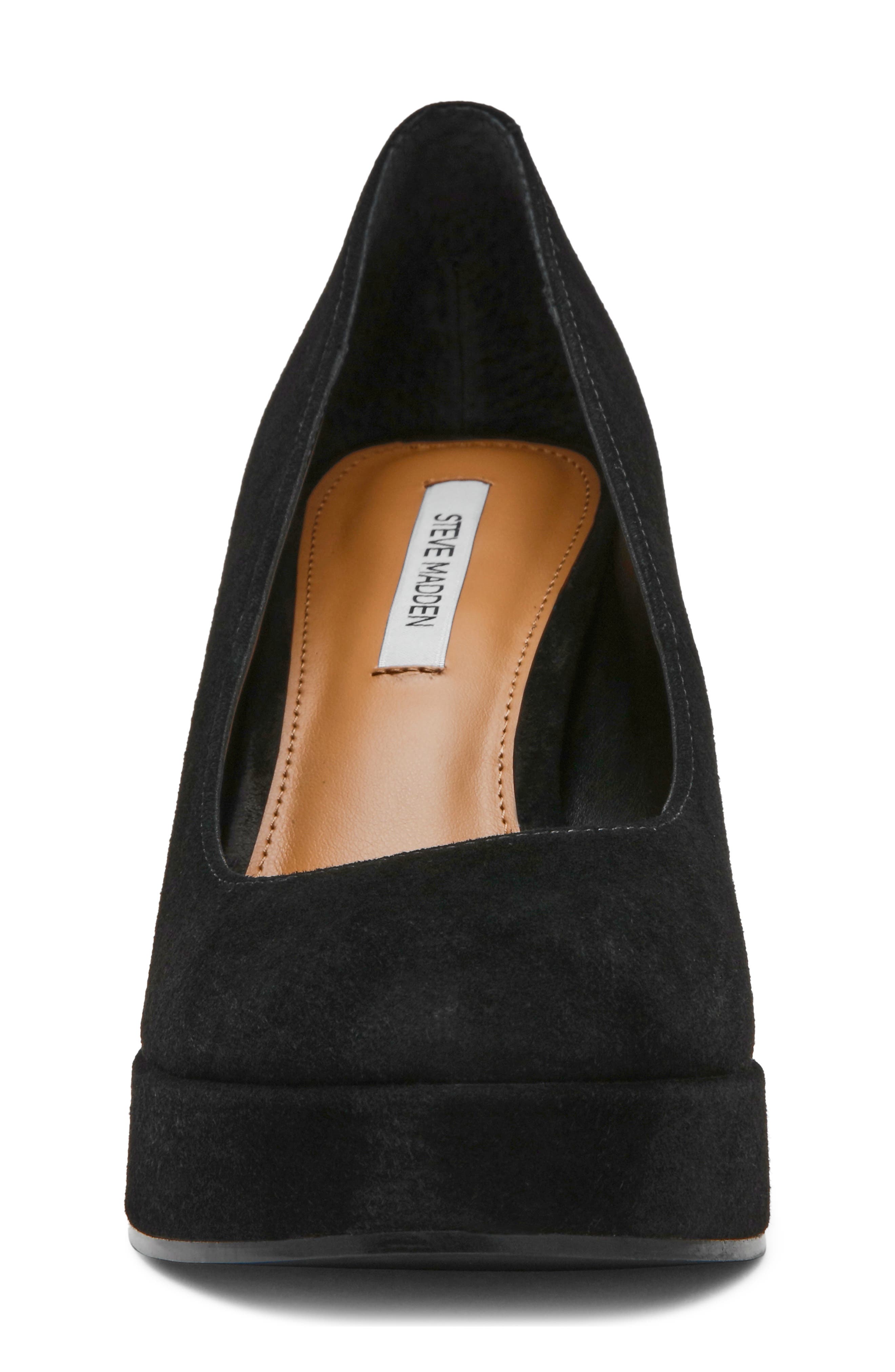 Tati Platform Pump, Alternate, color, BLACK SUEDE