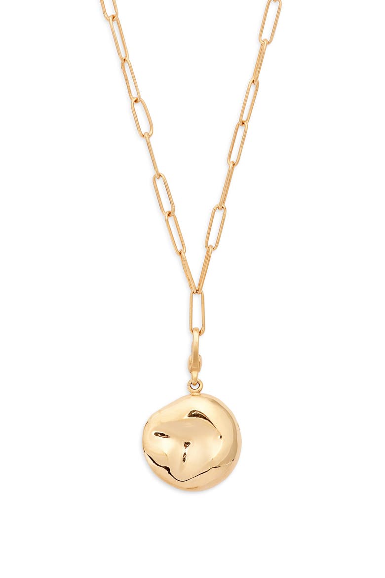 Bahari Pendant Necklace, Main, color, GOLD