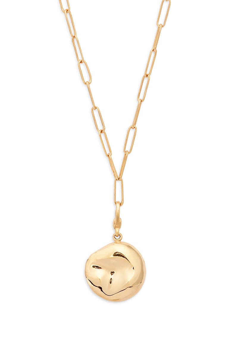 SOKO Bahari Pendant Necklace, Main, color, Gold