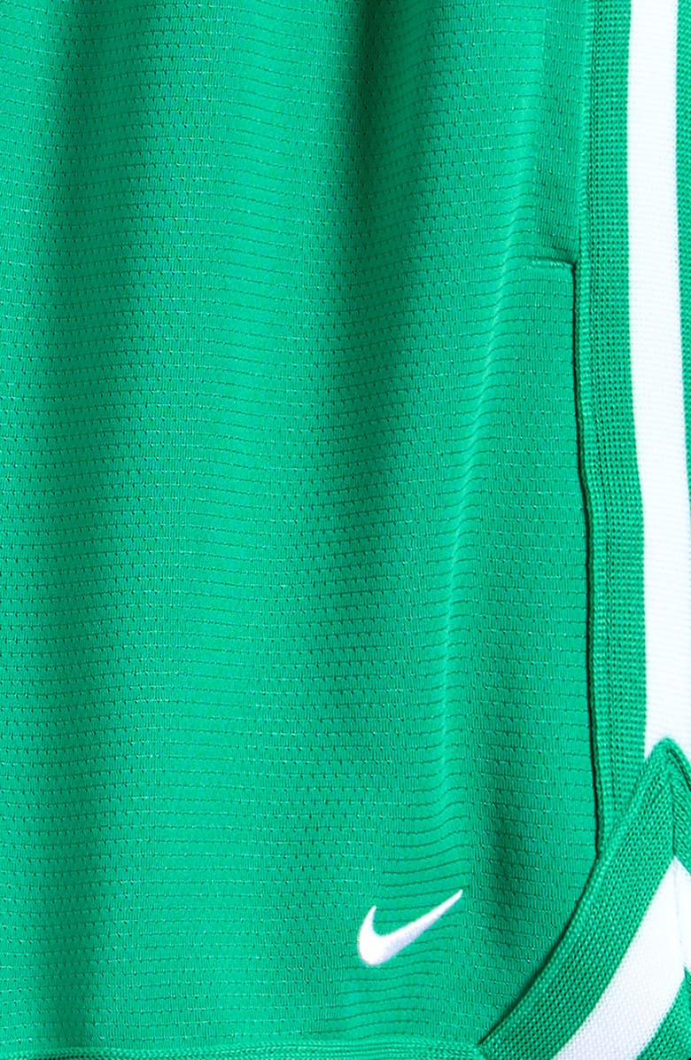 Nike Kids' Dri-FIT DNA Athletic Shorts, Alternate, color, Stadium Green/ White