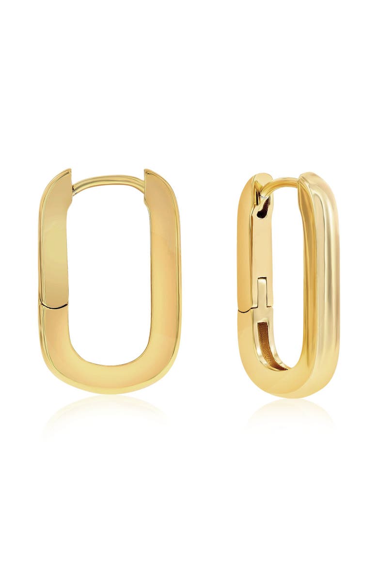 Huggie Hoop Earrings, Main, color, Gold