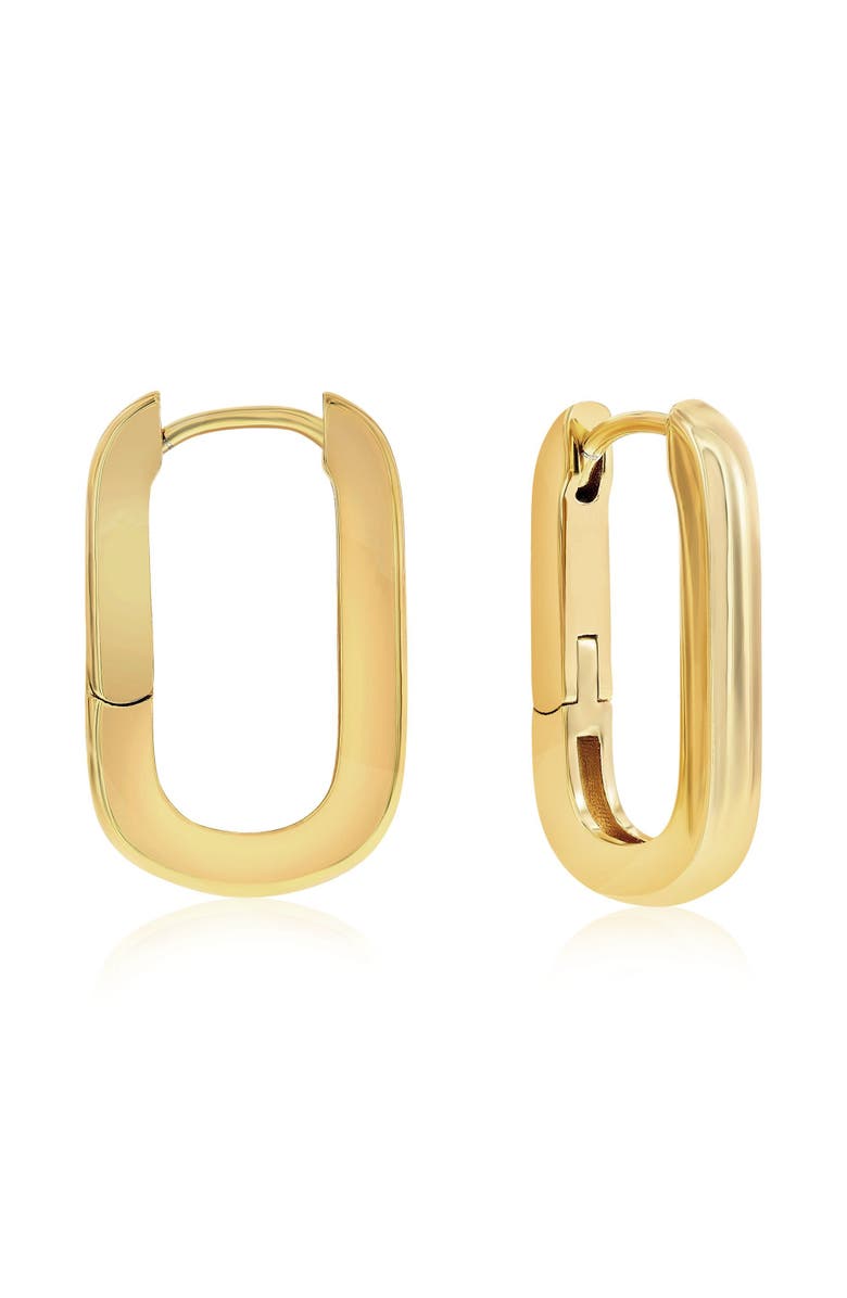 Donatello Gian Huggie Hoop Earrings, Main, color, Gold