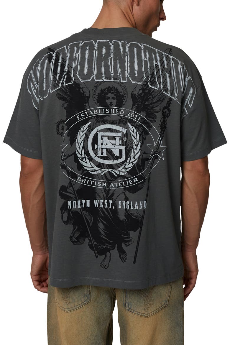 College Angel Slub T-Shirt, Alternate, color, Grey