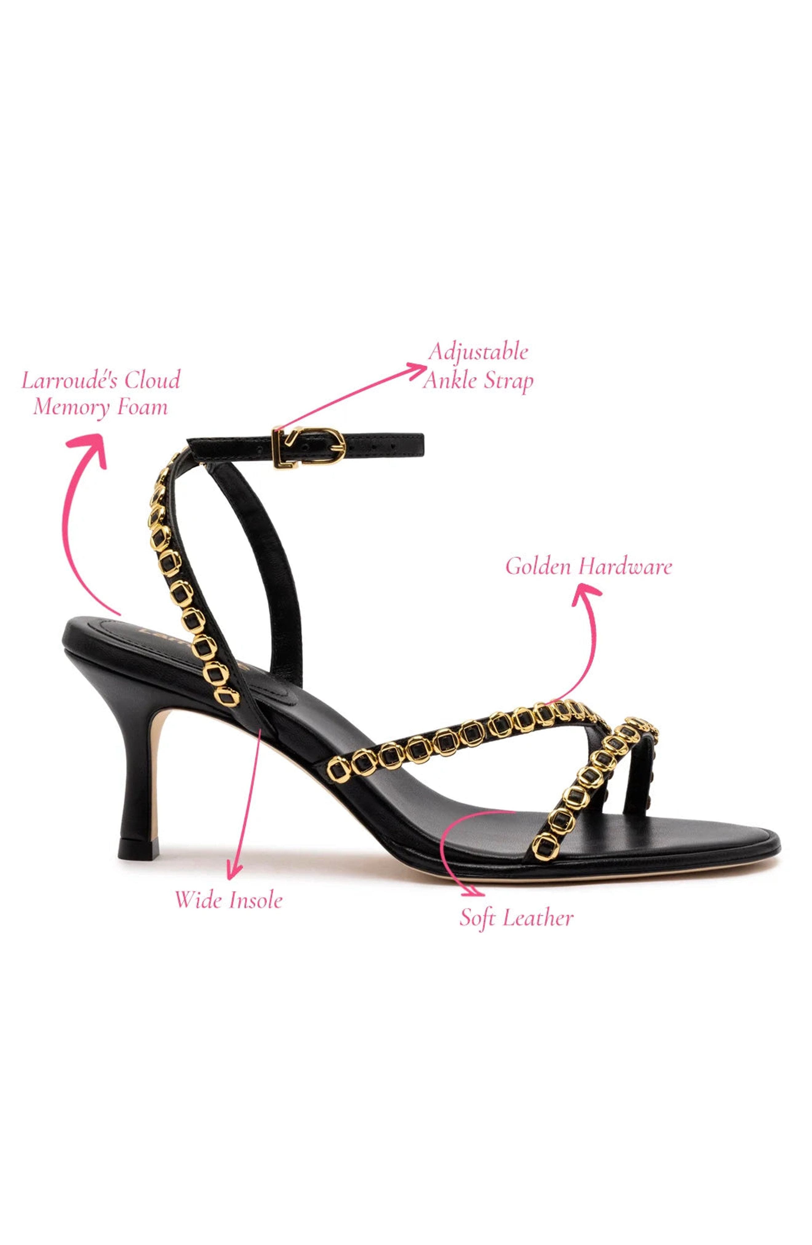 Larroudé Milanina Mini Sandal, Alternate, color, 